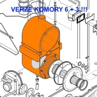 Výměník primární 45 kW 6+3  LUNA HT 1.350  - BAXI